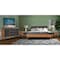 Armen Living Coco Rustic 4 piece Upholstered Platform Bedroom Set in King with Dresser and 2 Nightstands SETCOBDKG4B - alternate 5